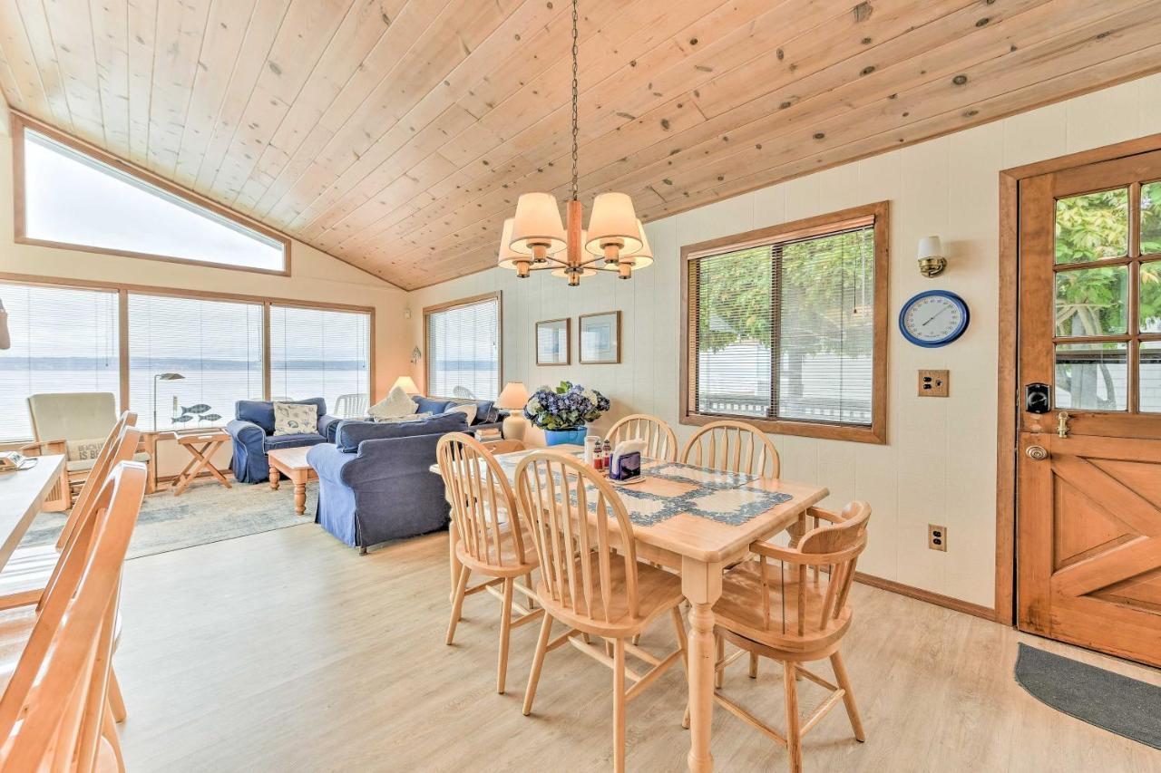 Beachfront Whidbey Island Home And Apartment! Лангли Екстериор снимка