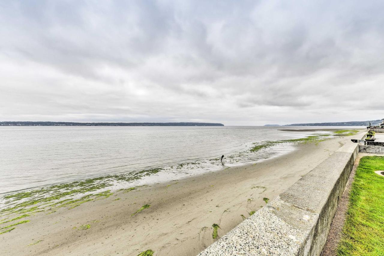 Beachfront Whidbey Island Home And Apartment! Лангли Екстериор снимка