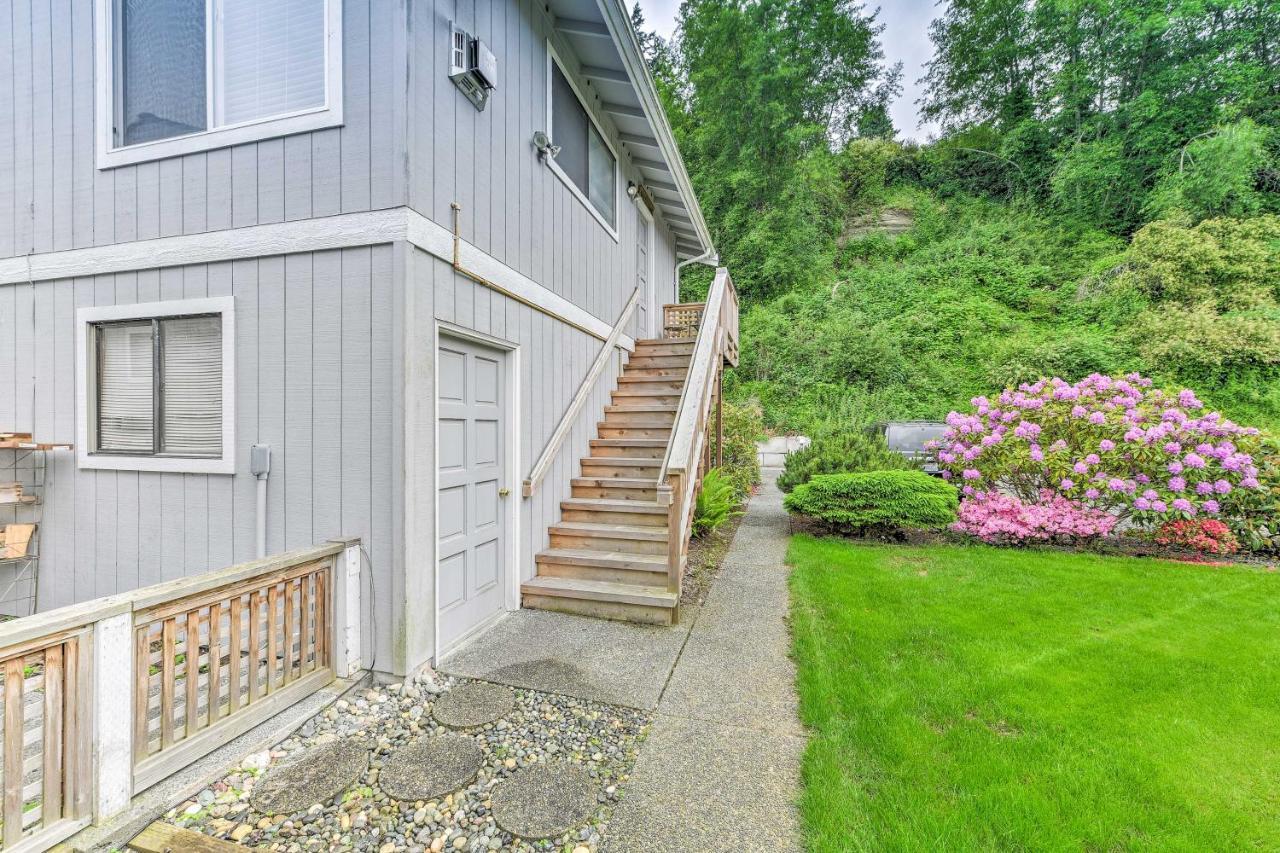 Beachfront Whidbey Island Home And Apartment! Лангли Екстериор снимка